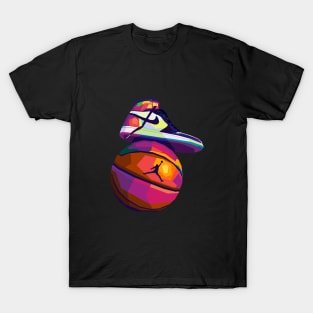 Basketball x Shoes Pop Art T-Shirt